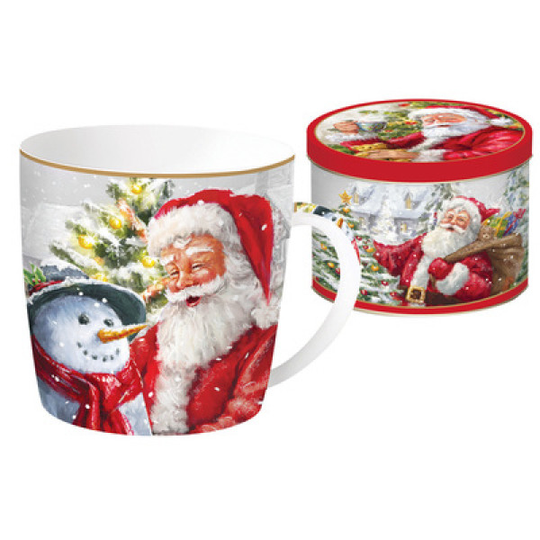 Чашка "Santa" (со снеговиком) Чашка "Santa" (со снеговиком)