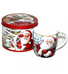 Чашка "Santa" (с мишкой)